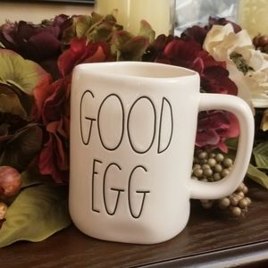 Rae Dunn Good Egg, Bad Egg mug,
